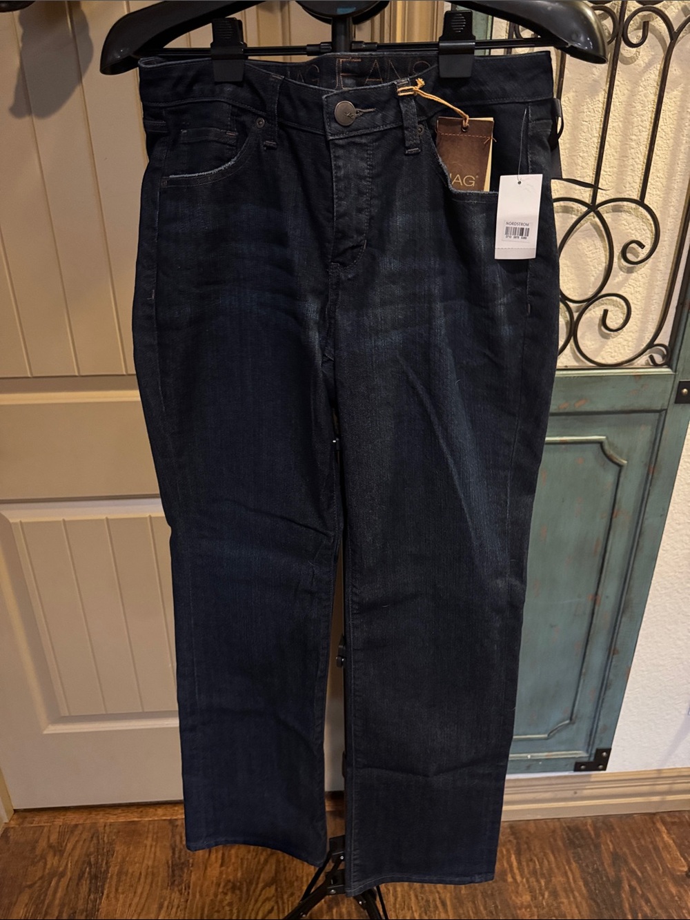 Jag Jeans Women's Straight Dark Blue Denim